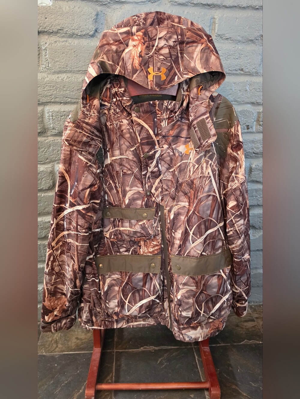 Under Armour Skysweeper Systems hunting jacket Realtree Waterfowl Camo Men's 2XL